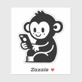 Elke kleur Monkey Phone Sticker