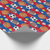 Elke kleur - Multiball-poorten Cadeaupapier (Hoek)