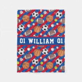 Elke kleur - Multiball-poorten Fleece Deken