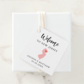 Elke Kleur New Jersey Weduwschap Welkomsttas Bedankjes Labels (In situ)