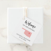 Elke Kleur Oklahoma Weddenschap Welkomsttas Bedankjes Labels (In situ)