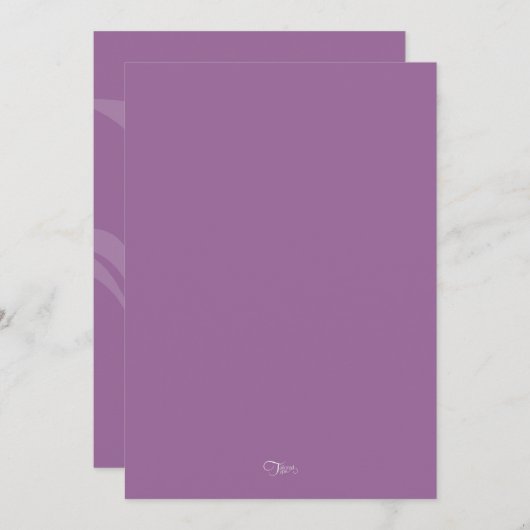 Elke kleur Orchidee bruiloft uitnodiging (Voorkant / Achterkant)