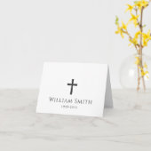 Elke kleur over elegante minimale sympathie bedank kaart (Gele Bloem)