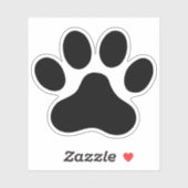 Elke kleur paw print sticker (Vel)