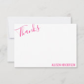 Elke kleur - Persoonlijke notitiekaarten voor scri (Voorkant)