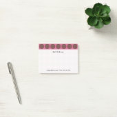  elke kleur Polka Dots Patroon op Roze Post-it® Notes (Kantoor)