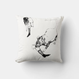 ELKE KLEUR! Rat met Poppenbeen Kussen