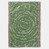 Elke kleur Rustic Holiday Deer Antler Lodge Deken (Voorkant Verticaal)