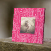 Elke kleur rustieke houtnerf Abstracte moderne kun Canvas Afdruk