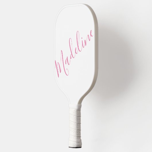 Elke kleur - Script Nam Pickleball Paddle (Links)
