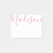 Elke kleur - Script Name Post-it Notitieblok Post-it® Notes (Voorkant)