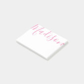 Elke kleur - Script Name Post-it Notitieblok Post-it® Notes (Schuin)