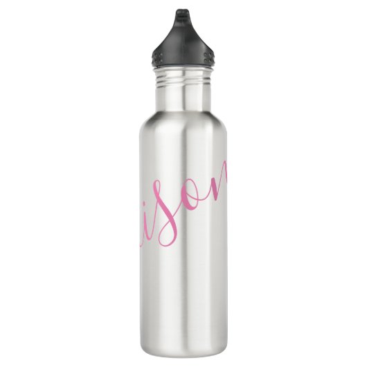 Elke kleur - Script Name Water Bottle Waterfles (Rechts)
