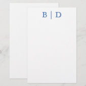 Elke kleur - twee-Letter-monogram (Voorkant / Achterkant)