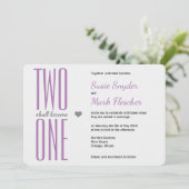 Elke kleur twee wordt een uitnodiging voor een Bij (Staand voorkant)