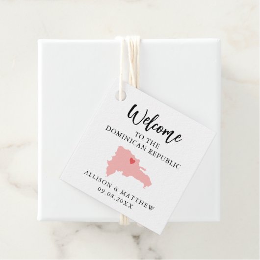 Elke Kleur uit de Dominicaanse Republiek trouwt We Bedankjes Labels (In situ)