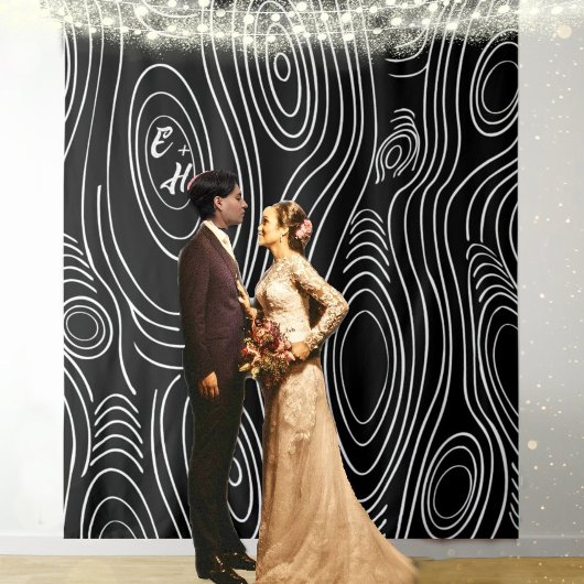 Elke kleur Wood Grain rustieke Abstracte kunst Wandkleed