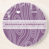 Elke kleur Wood Grain Tree Sla het Onderzetter Dat (Voorkant)