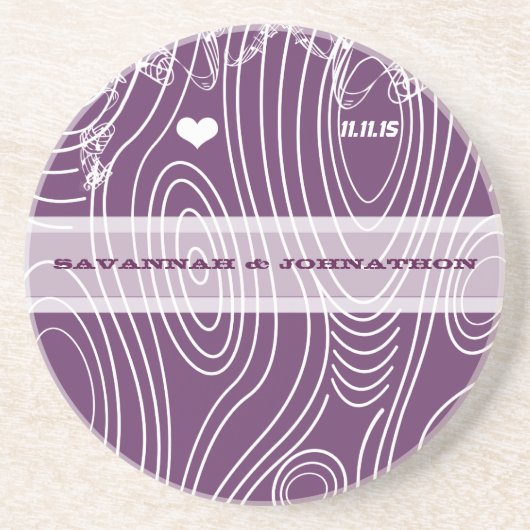 Elke kleur Wood Grain Tree Sla het Onderzetter Dat (Voorkant)