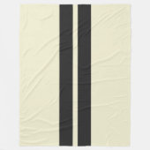 Elke kleurenachtergrond en zwarte autoraces fleece deken (Voorkant)