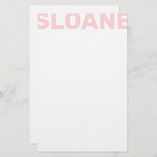 Elke kleurenbloknaam op maat (Voorkant / Achterkant)