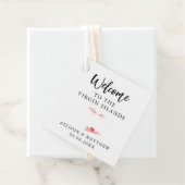 Elke kleurendemieilanden Welkomsttas voor bruiloft Bedankjes Labels (In situ)