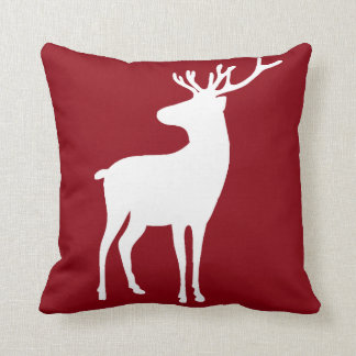 Elke kleurendemonogramrenrendiertje 2 met pijp kussen