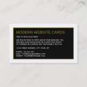 Elke kleurendruk visitekaartje (Achterkant)