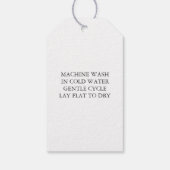 Elke kleurenhandheld met liefde, handgemaakt cadeaulabel (Achterkant)