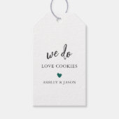 Elke kleurenkookie voor ons, we houden van koekjes cadeaulabel (Voorkant)