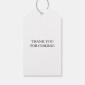 Elke kleurliefhebber en elk Bedankt Label, bruilof Cadeaulabel (Achterkant)