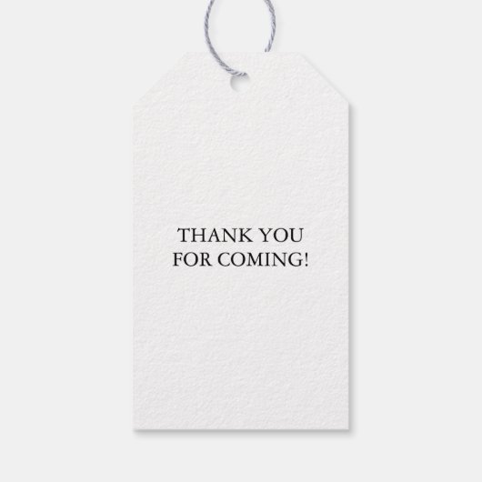 Elke kleurliefhebber en elk Bedankt Label, bruilof Cadeaulabel (Achterkant)