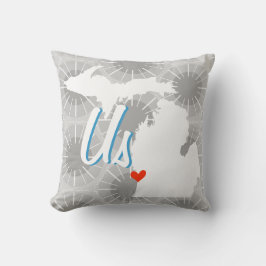 Elke kleurpiloot van de gepersonaliseerde staatsgr kussen