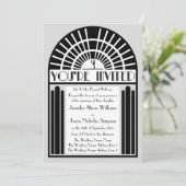 Elke kleurrijke decoratie in deco-stijl kaart (Staand voorkant)