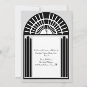 Elke kleurrijke decoratie in deco-stijl kaart (Achterkant)