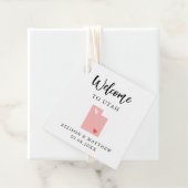 Elke kleurrijke Utah Weddenschap Welkomsttas Bedankjes Labels (In situ)