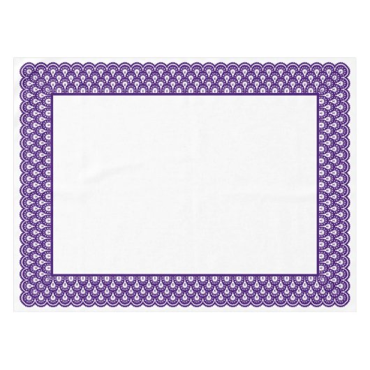 Elke kleurstoflens van de schedel tafelkleed (Voorkant (Horizontaal))