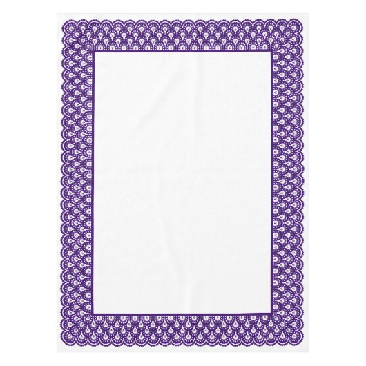 Elke kleurstoflens van de schedel tafelkleed (Voorkant)