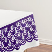 Elke kleurstoflens van de schedel tafelkleed (Voorbeeld)