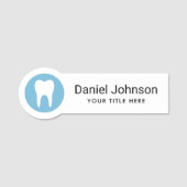 Elke kleurtand logo moderne tandheelkundige naamplaatje (Voorkant)