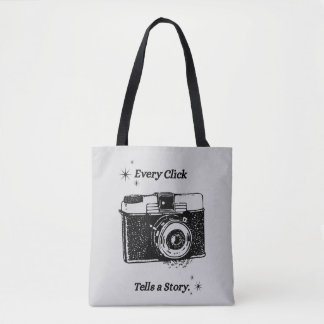 Elke klik vertelt een verhaal | Fotografie totebag Tote Bag