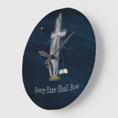 Elke knie moet boog grote klok (Hoek)