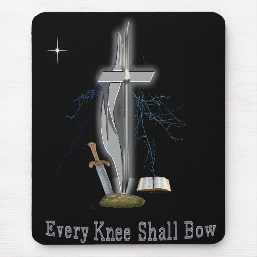 Elke knie moet boog muismat (Voorkant)