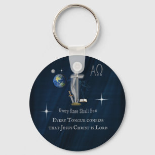 Elke knie moet boog sleutelhanger