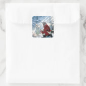 Elke knie moet vierkante sticker (Tas)