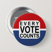 Elke knoop van de Tellingen van de Stemming Ronde Button 7,6 Cm (Voorkant /achterkant)