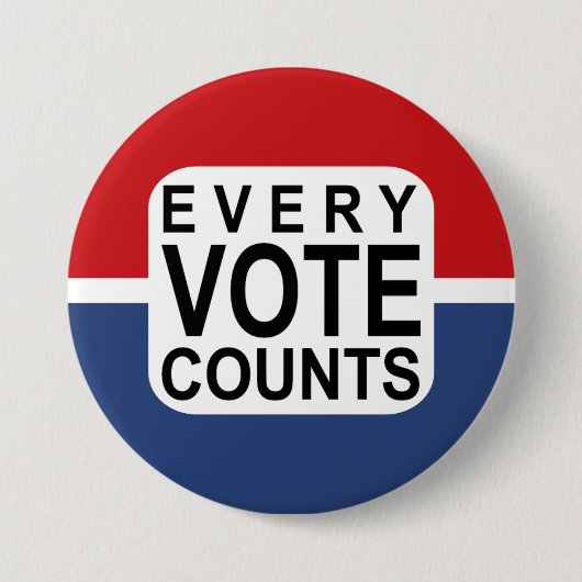 Elke knoop van de Tellingen van de Stemming Ronde Button 7,6 Cm (Voorkant)