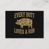 Elke knul houdt van een goed rub grappig varkensva visitekaartje (Voorkant)