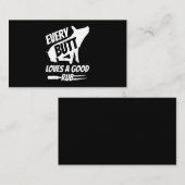 Elke knul houdt van een goed rub grappig varkensva visitekaartje (Voorkant / Achterkant)