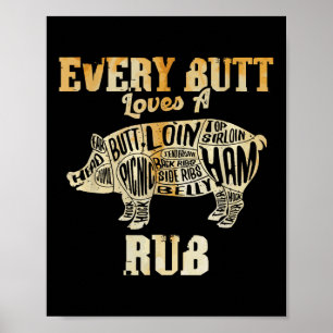 Elke knul houdt van een goede roofzuchtige varkens poster